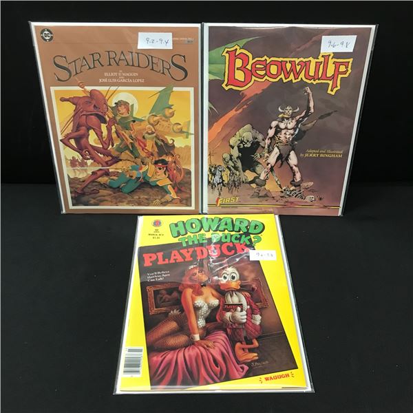 LOT OF 3 MIXED TITLE COMICS - VARIOUS PUBLISHERS