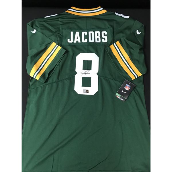 JOSH JACOBS SIGNED GREEN BAY PACKERS CUSTOM JERSEY - ELITE SPORTS COA