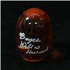 Image 1 : BRYCE DALLAS HOWARD SIGNED PROP JURASSIC PARK AMBER EGG - WWOC COA