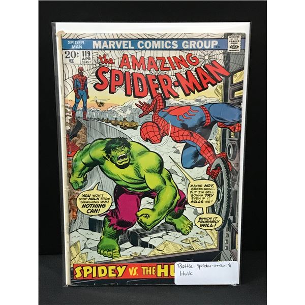 THE AMAZING SPIDERMAN #119 SPIDEY VS HULK - MARVEL COMICS