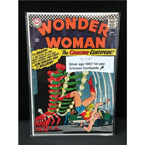 WONDER WOMAN #169 (1967) 1ST APP CRIMSON CENTIPEDE - DC COMICS