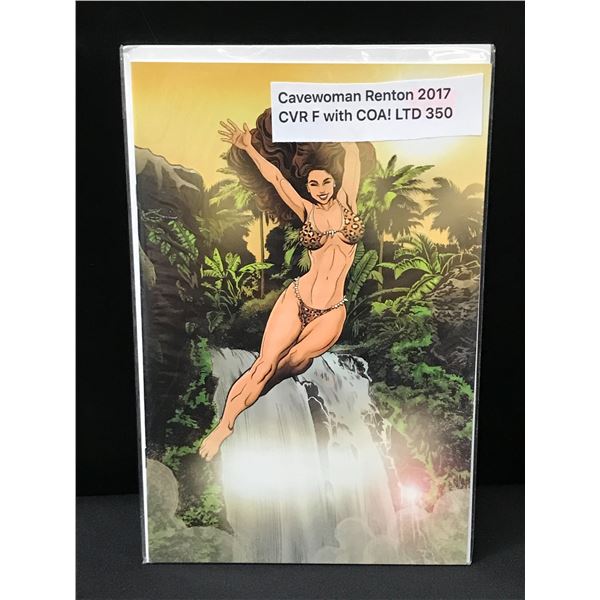 DESTINATION JUNGLE CAVEWOMAN - T.D RENTON SPECIAL EDITION COVER F LIMITED TO 375 COPIES- WITH COA