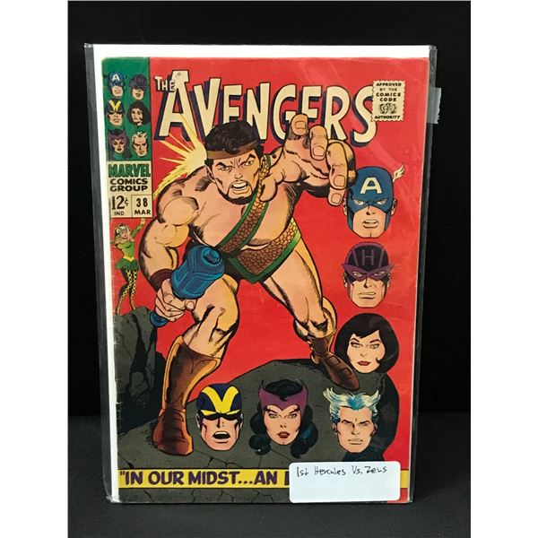 AVENGERS #38 1ST HERCULES VS ZEUS - MARVEL COMICS