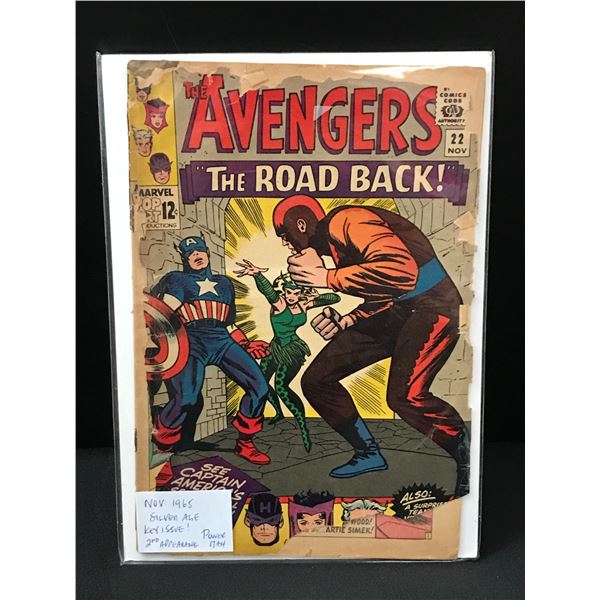 AVENGERS #22 (1965) 2ND APP POWER MAN - MARVEL COMICS