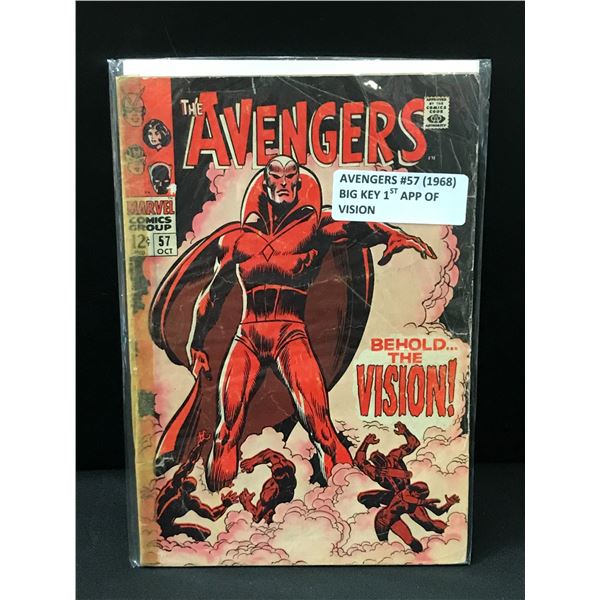 AVENGERS #57 (1968) 1ST APP OF VISION - MARVEL COMICS