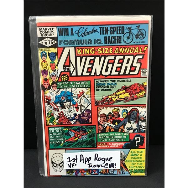 AVENGERS KING SIZED ANNUAL #10 1ST APP ROGUE - MARVEL COMICS