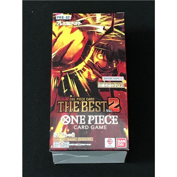 ONE PIECE TCG PRB02 THE BEST VOL.2 SEALED JAPANESE TRADING CARD BOX