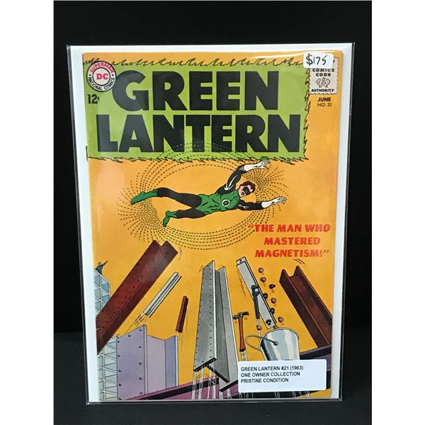 GREEN LANTERN #21 (1963) ONE OWNER COLLECTION - DC COMICS