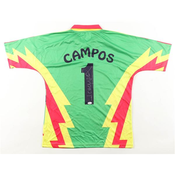 JORGE CAMPUS SIGNED MEXICAN SOCCER JERSEY - JSA COA