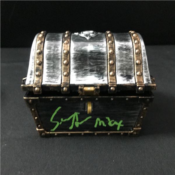 SEAN ASTIN SIGNED GOONIES TREASURE CHEST - WWOC COA