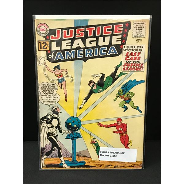 JUSTICE LEAGUE OF AMERICA #12 1ST APP DOCTOR LIGHT - DC COMICS