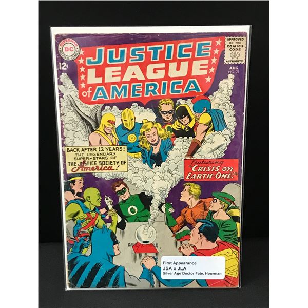 JUSTICE LEAGUE OF AMERICA #21 1ST APP JSA X JLA - DC COMICS