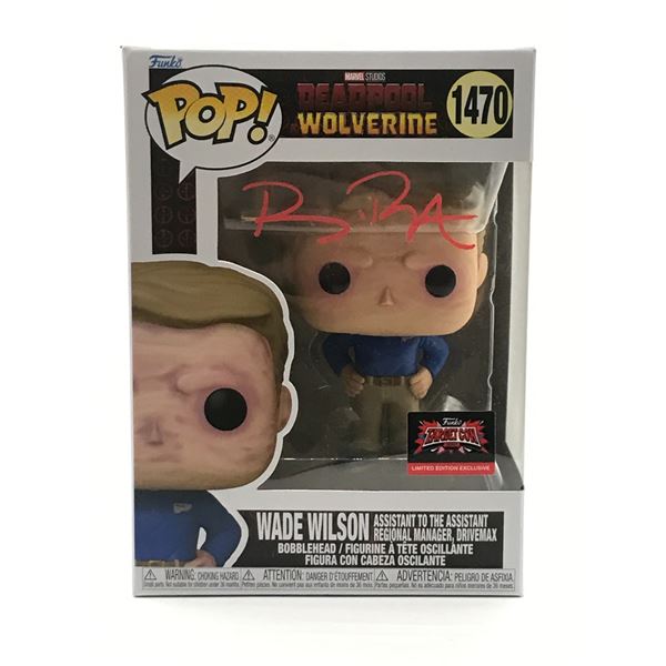 RYAN REYNOLDS SIGNED WADE WILSON DEADPOOL FUNKO POP - KB COA