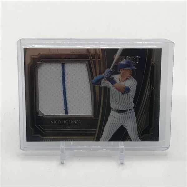 2020 PANINI SELECT BASEBALL NICO HOERNER PATCH TRADING CARD