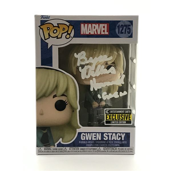 BRYCE DALLAS HOWARD SIGNED GWEN STACY FUNKO POP - WWOC COA