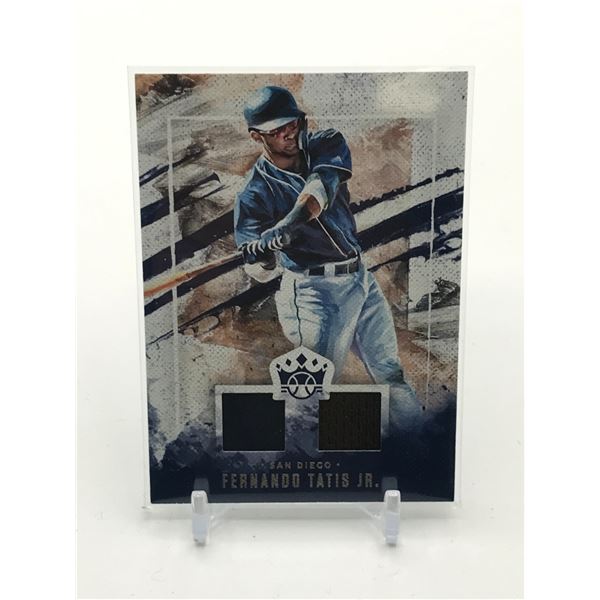 2019 PANINI DIAMOND KINGS BASEBALL FERNANDO TATIS JR PLAYER USED PATCH TRADING CARD