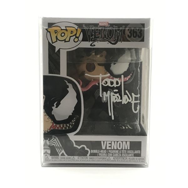 TODD MCFARLANE SIGNED VENOM FUNKO POP - PSA COA