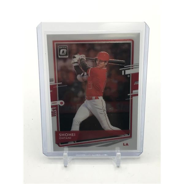 2020 PANINI DONRUSS OPTIC BASEBALL SHOHEI OHTANI TRADING CARD