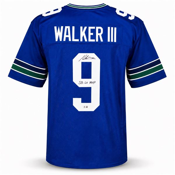 KENNETH WALKER III SIGNED JERSEY - BECKETT COA