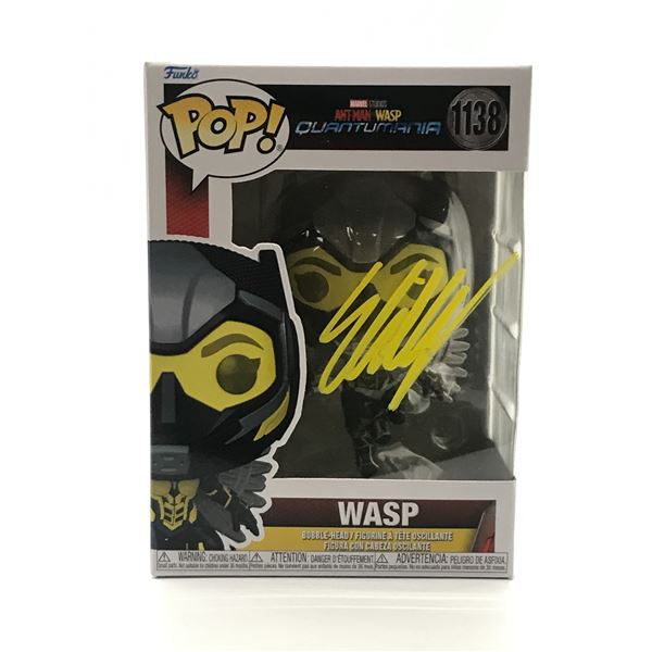 EVANGELINE LILLY SIGNED WASP FUNKO POP - KB COA