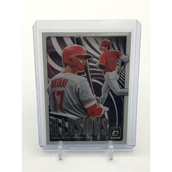 2020 PANINI DONRUSS OPTICAL BASEBALL SHOHEI OHTANI ILLUSIONS TRADING CARD