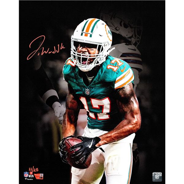 JAYLEN WADDLE SIGNED 8X10 - FANATICS COA