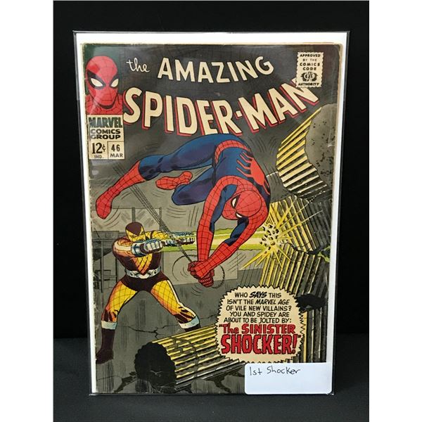 THE AMAZING SPIDERMAN #46 1ST SHOCKER - MARVEL COMICS
