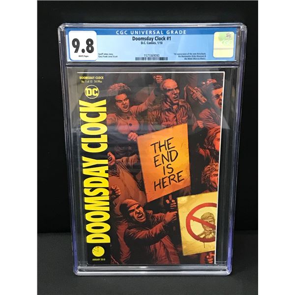 DOOMSDAY CLOCK #1 BY DC COMICS - CGC GRADE 9.8