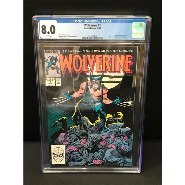 WOLVERINE #1 BY MARVEL COMICS - CGC GRADE 8