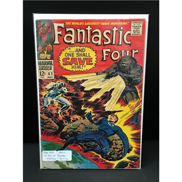 FANTASTIC FOUR #62 (1967) 1ST BLASAAR - MARVEL COMICS