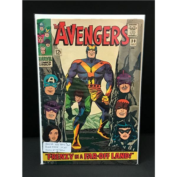 THE AVENGERS #30 (1966) 1ST APP KEEPER OF THE GAMES - MARVEL COMICS