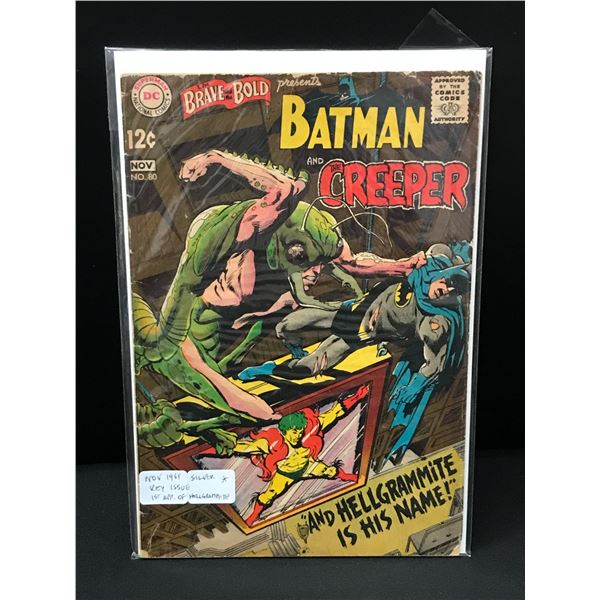 BRAVE AND THE BOLD #80 (1968) 1ST APP HELLGRAMMITE - DC COMICS