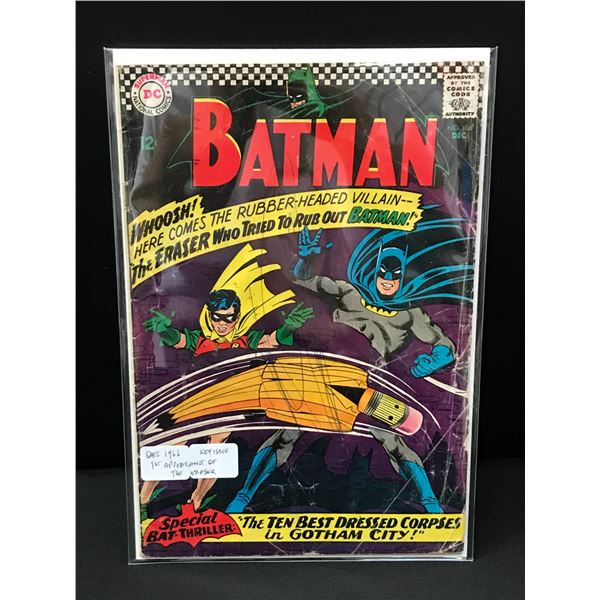 BATMAN #188 (1966) 1ST APP ERASER - DC COMICS