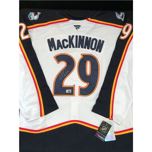 NATHAN MACKINNON SIGNED COLORADO AVALANCHE SIGNED CUSTOM JERSEY - ELITE SPORTS COA