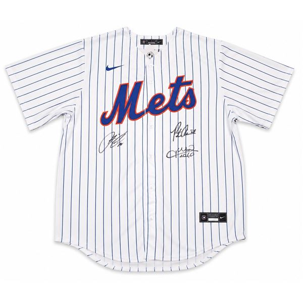 TRIPLE SIGNED METS JERSEY INCLUDING ALONZO & SOTO - BECKETT COA