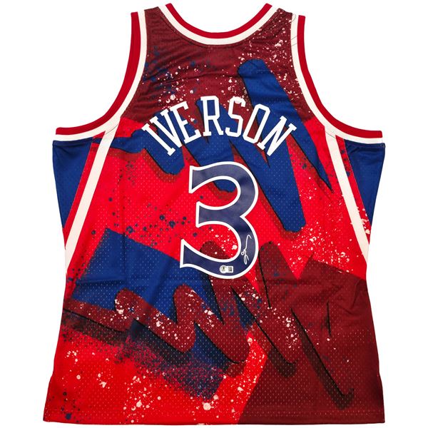 ALLEN IVERSON SIGNED PHILADELPHIA 76ERS JERSEY - BECKETT COA
