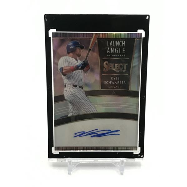 2020 PANINI SELECT BASEBALL KYLE SCHWARBER SIGNED TRADING CARD 37/75