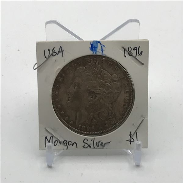 MORGAN SILVER DOLLAR - MINTED IN 1896