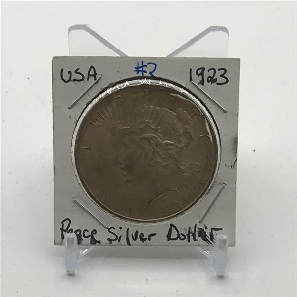 PEACE SILVER DOLLAR - MINTED IN 1923