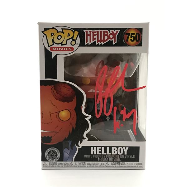 RON PEARLMAN SIGNED HELLBOY FUNKO POP - WWOC COA