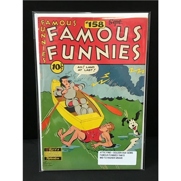 FAMOUS FUNNIES #158 (1940'S) ATTIC COLLECTION FIND