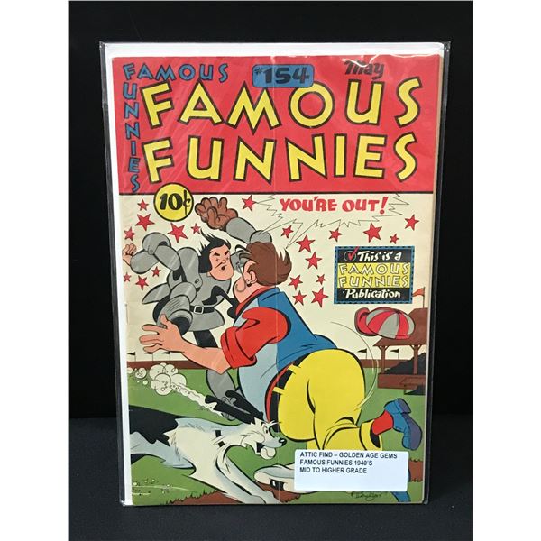 FAMOUS FUNNIES #154 (1940'S) ATTIC COLLECTION FIND