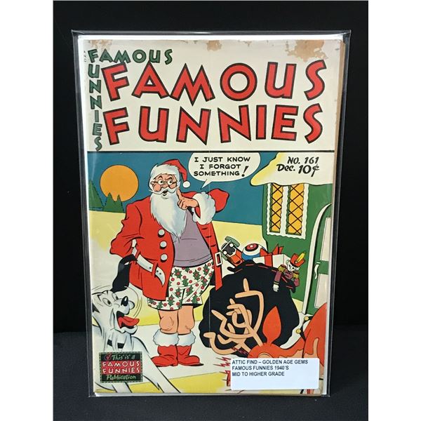 FAMOUS FUNNIES #161 (1940'S) ATTIC COLLECTION FIND