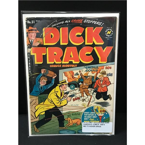 DICK TRACY #51 (1950'S) ATTIC FIND - HARVEY COMICS