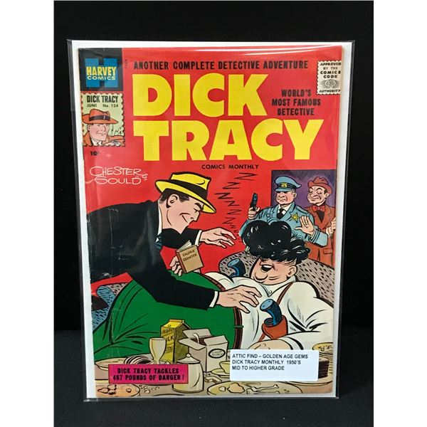 DICK TRACY #124 (1950'S) ATTIC FIND - HARVEY COMICS