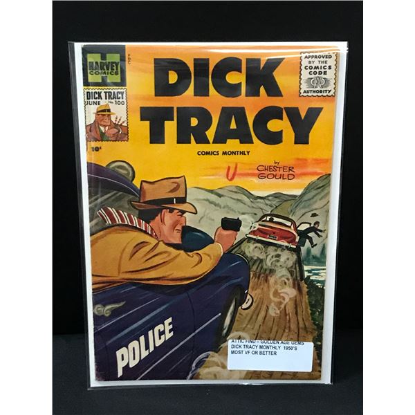DICK TRACY #100 (1950'S) ATTIC FIND - HARVEY COMICS
