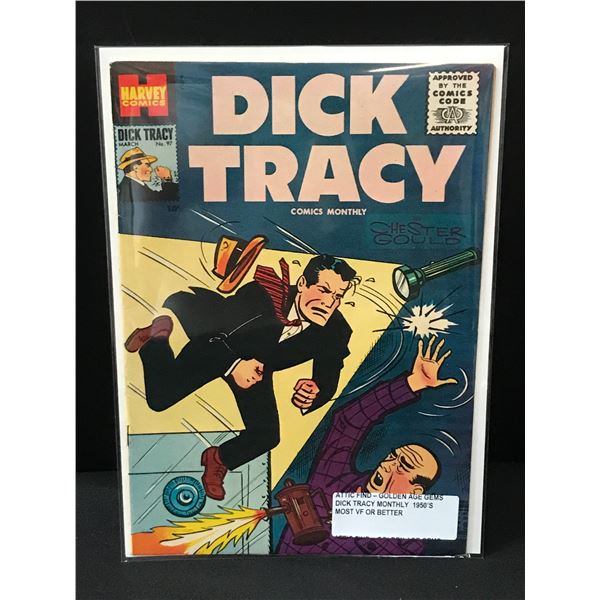 DICK TRACY #97 (1950'S) ATTIC FIND - HARVEY COMICS