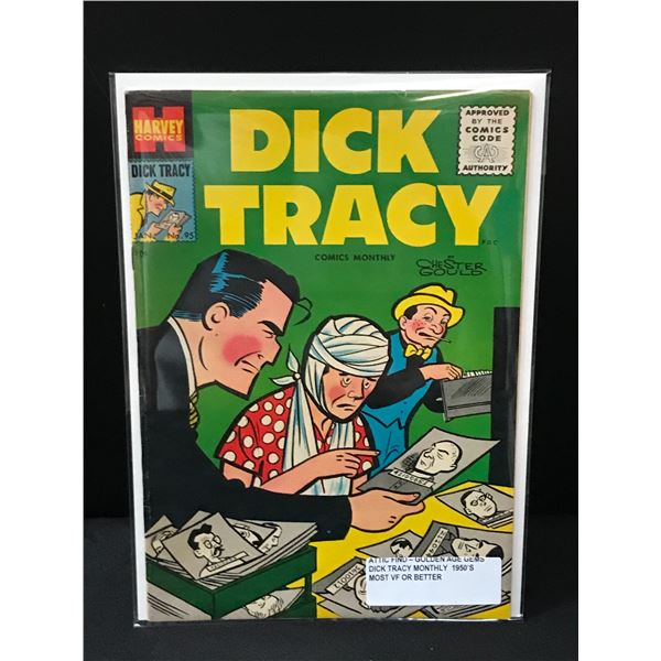 DICK TRACY #95 (1950'S) ATTIC FIND - HARVEY COMICS