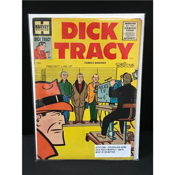 DICK TRACY #89 (1950'S) ATTIC FIND - HARVEY COMICS