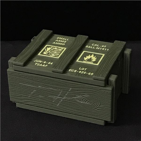 TOM HANKS SIGNED SAVING PRIVATE RYAN MINI AMMO BOX (KB COA)